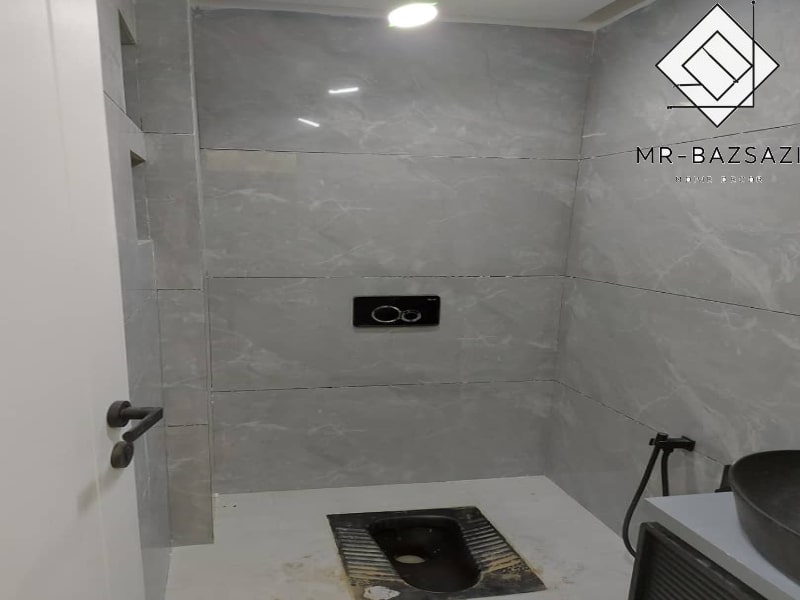 عکس تبدیل توالت ایرانی به فرنگی بدون تخریب