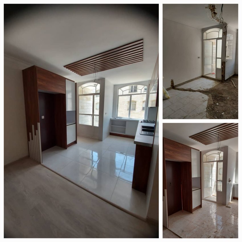 قبل و بعد بازسازی خانه